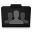 Black Grey Groups Icon 32x32 png